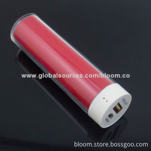 Cylinder 2,200mAh Power Bank Cases for iPhone/iPad/iPod, with CE/FCC/RoHS Mark